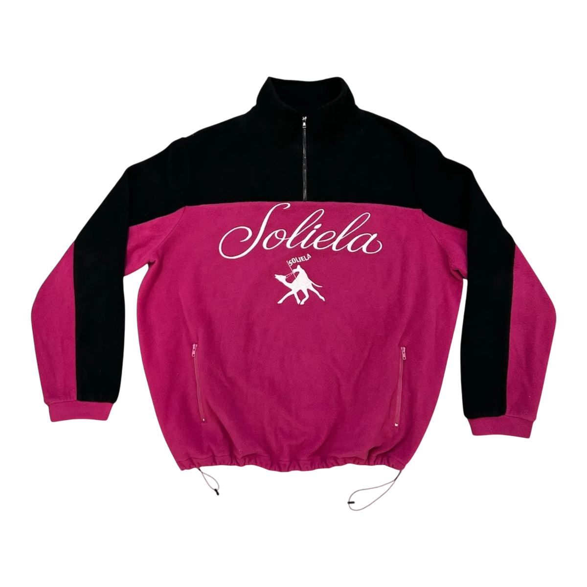 POLAR FLEECE QUARTER ZIP (PINK)