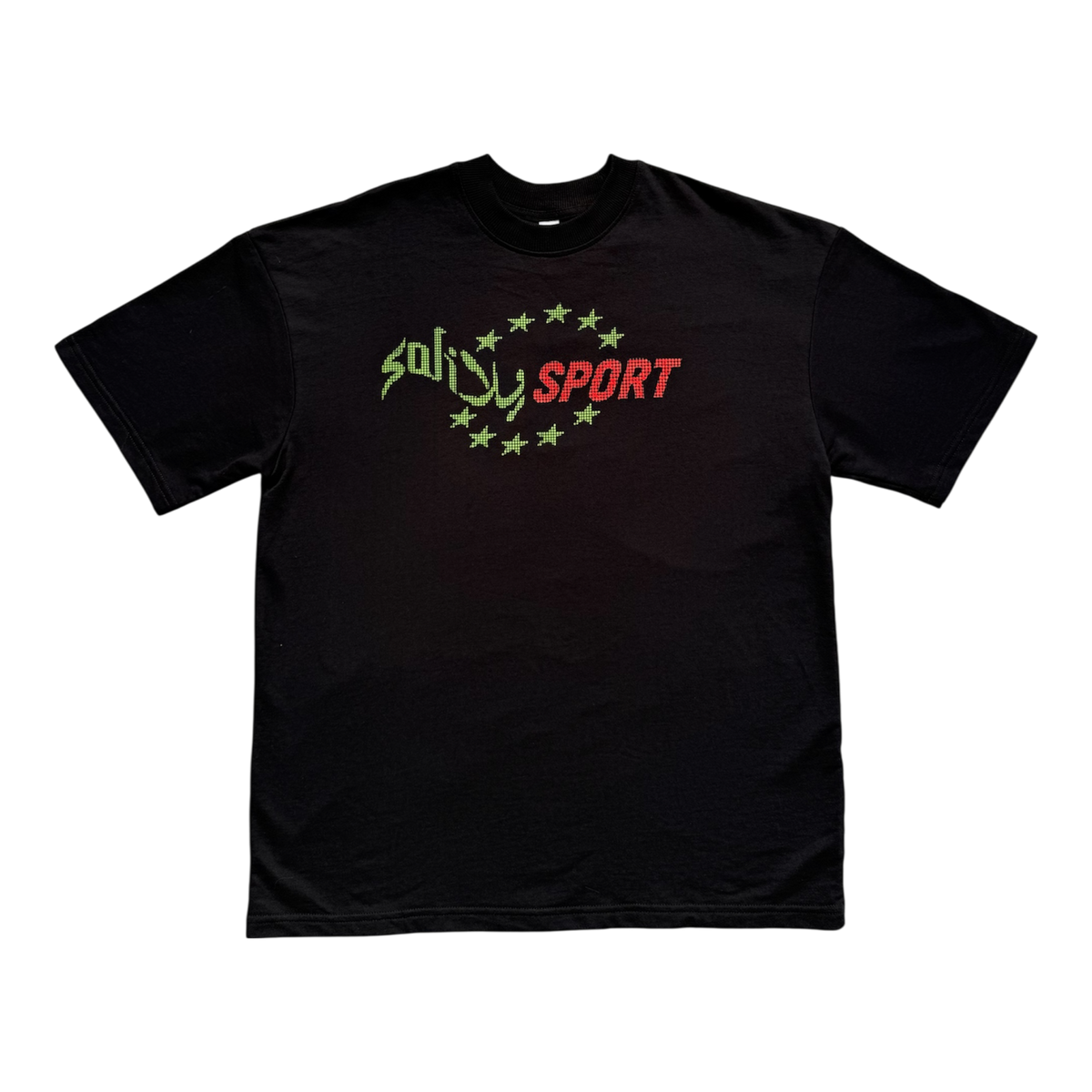 SOLIيلا sport T SHIRT (BLACK)