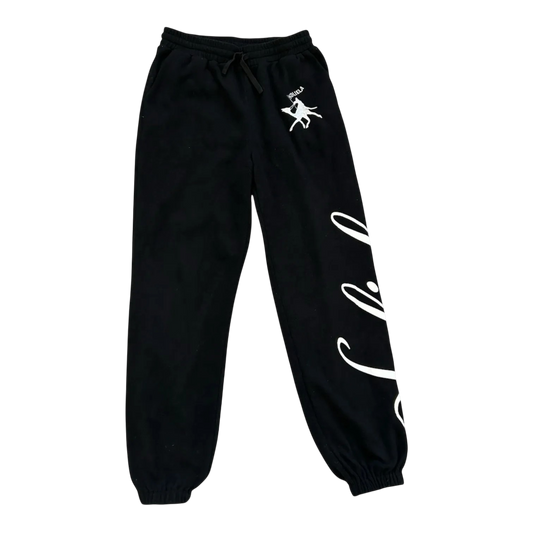POLAR FLEECE SWEATS (BLACK)